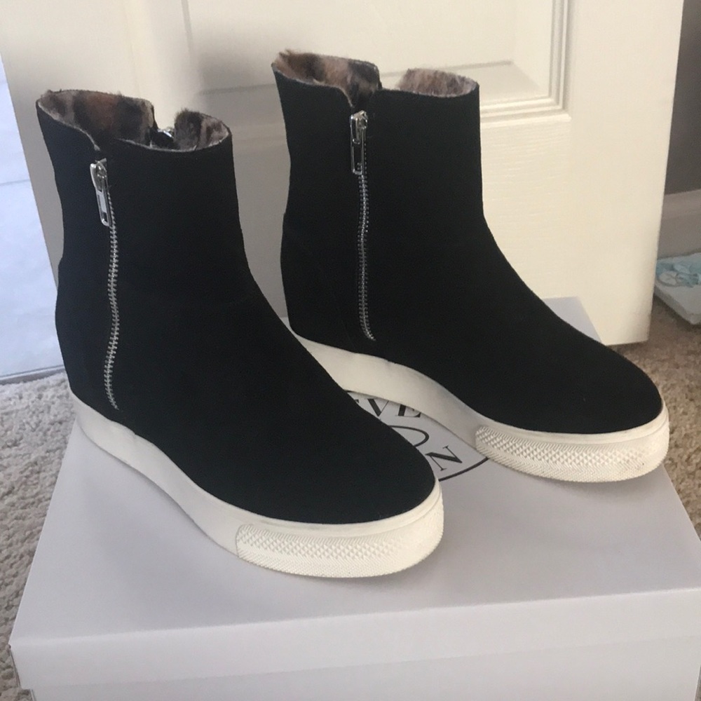 Steve Madden hightop wedge sneaker